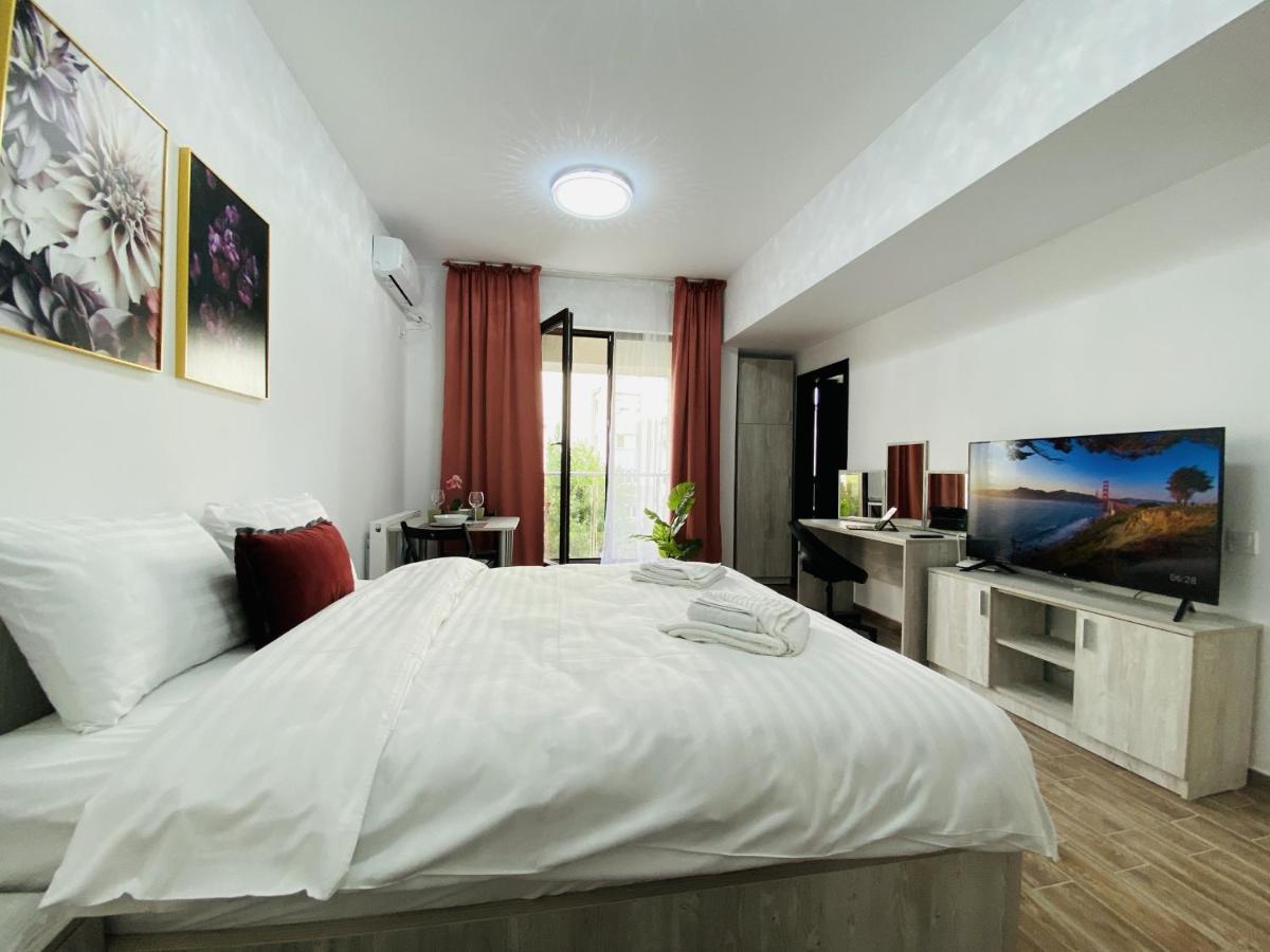 New City Studios With Balcony Bucureşti Ngoại thất bức ảnh