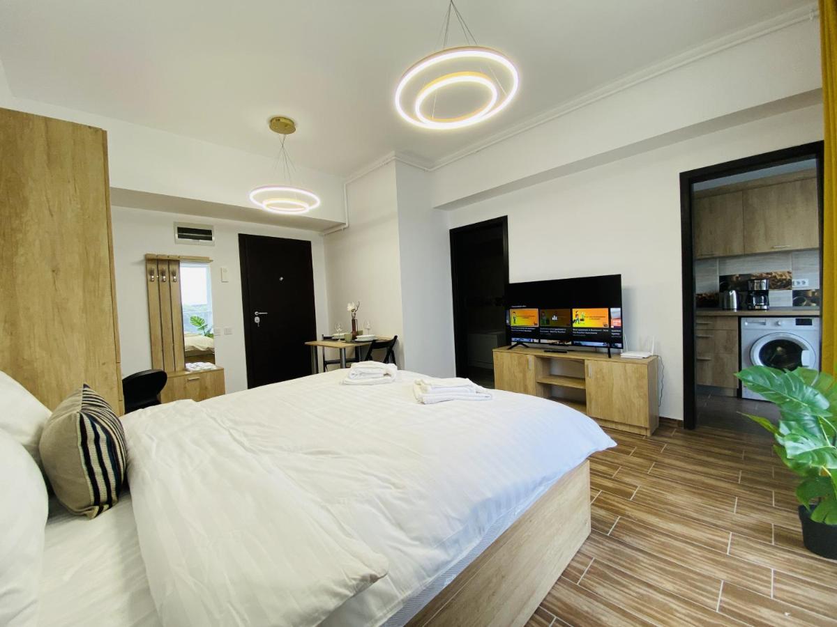 New City Studios With Balcony Bucureşti Ngoại thất bức ảnh