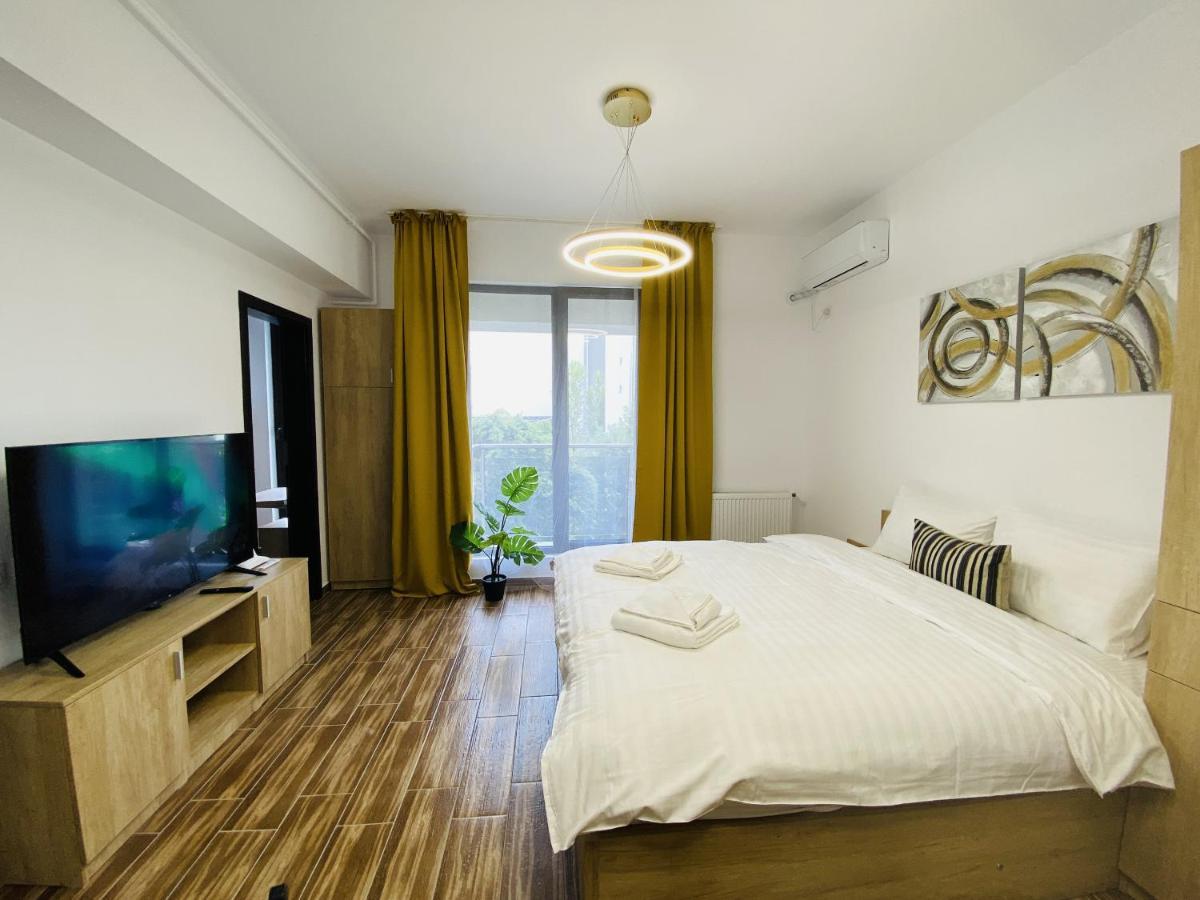 New City Studios With Balcony Bucureşti Ngoại thất bức ảnh
