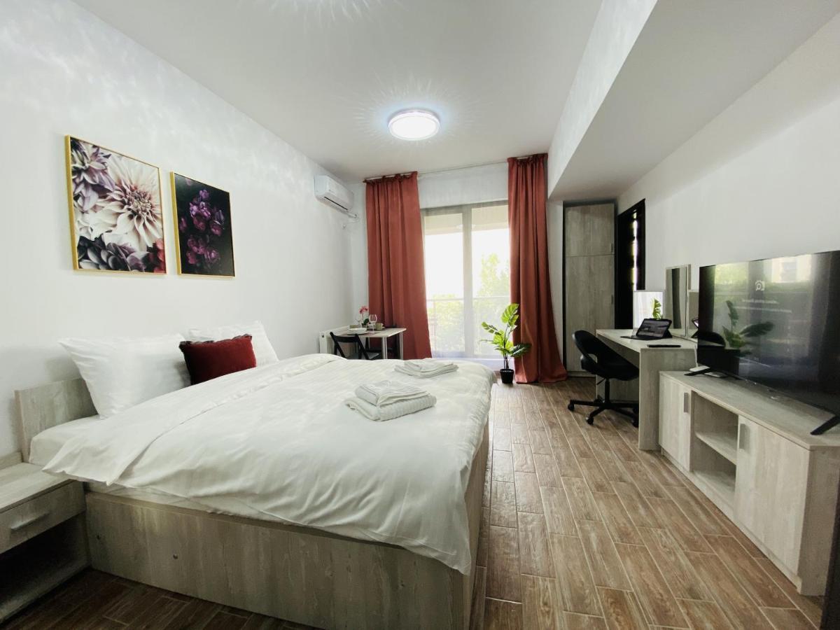 New City Studios With Balcony Bucureşti Ngoại thất bức ảnh
