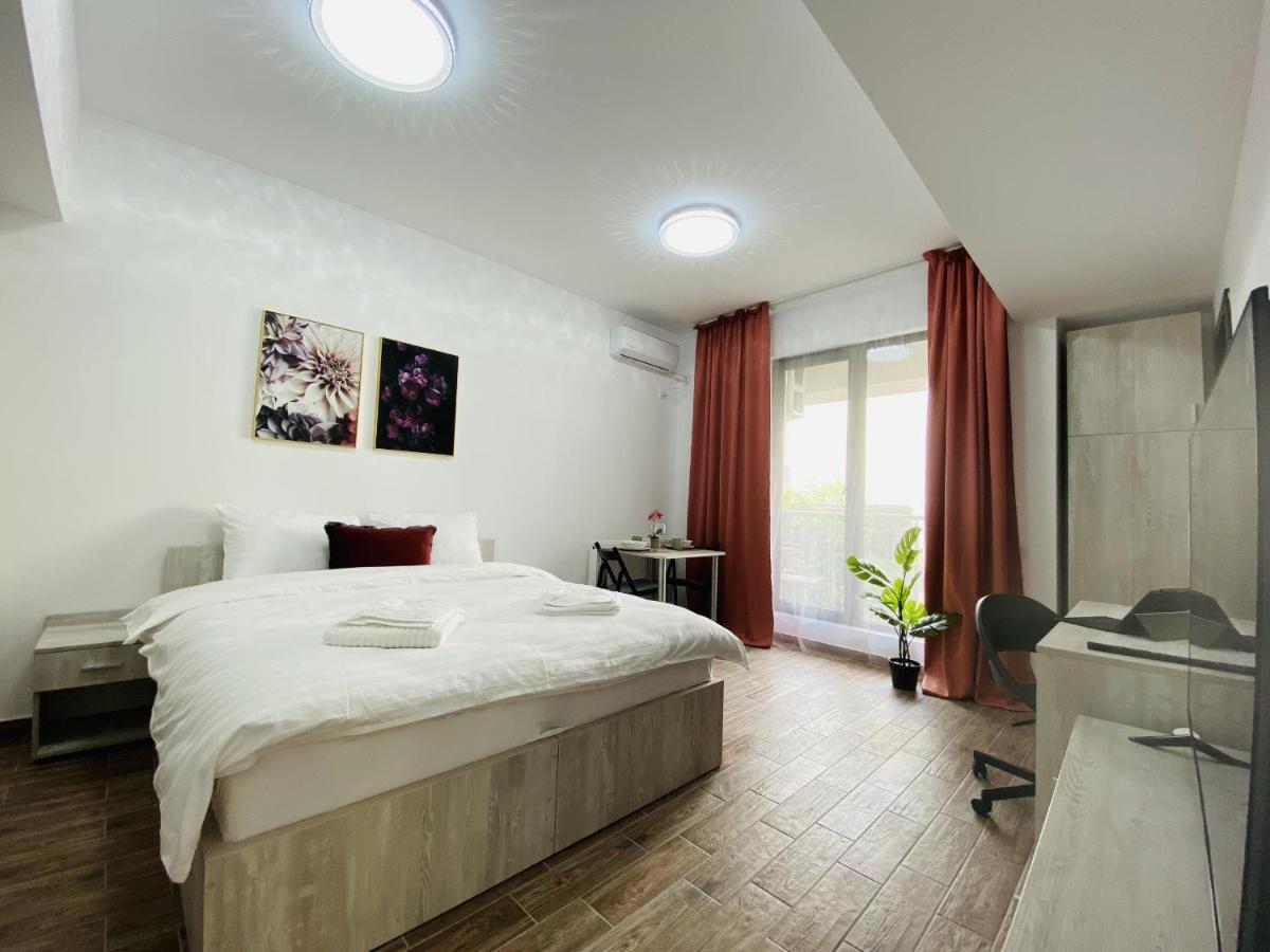 New City Studios With Balcony Bucureşti Ngoại thất bức ảnh